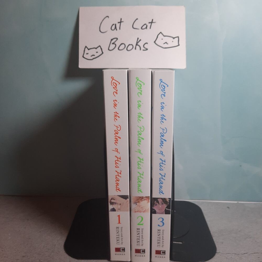 📚 Love in the Palm of His Hands Vol. 1-3 Official English Manga Bundle Yaoi